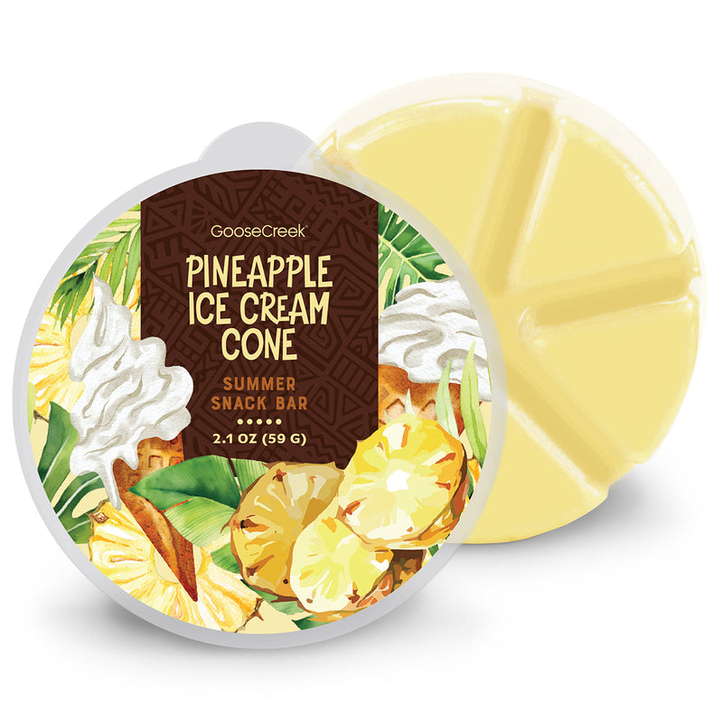 Pineapple Ice Cream Cone Wax Melt (S5X2B)